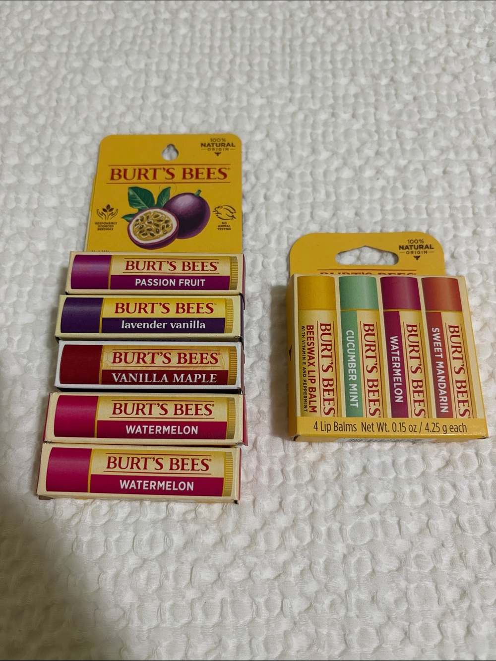 Burt’s Bees Lip Balm Individual and multi pack